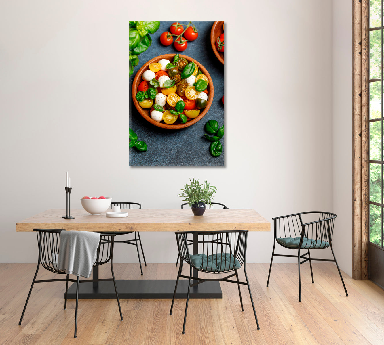 Caprese Salad Italian Food Canvas Print ArtLexy   