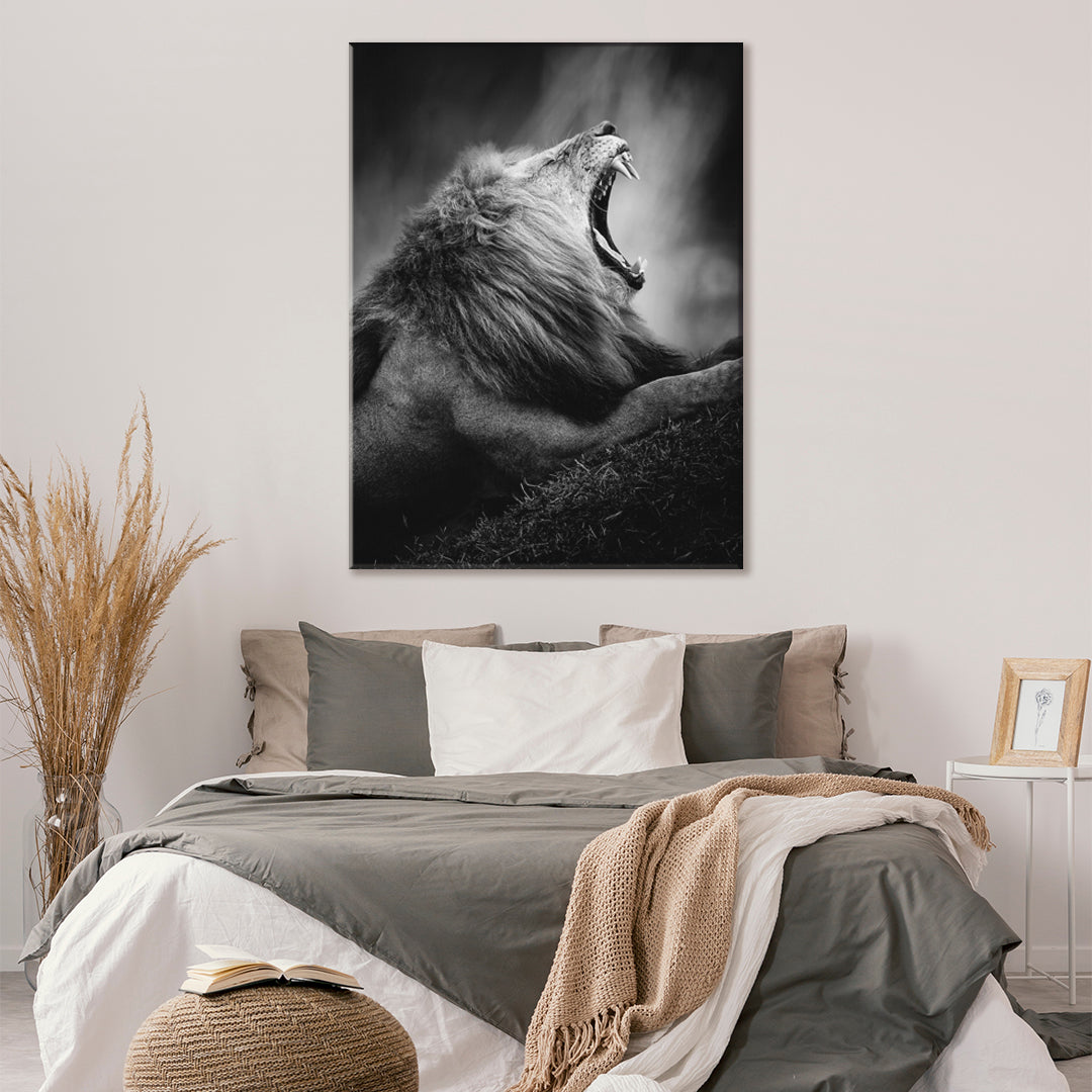 Roaring Lion Canvas Print ArtLexy   
