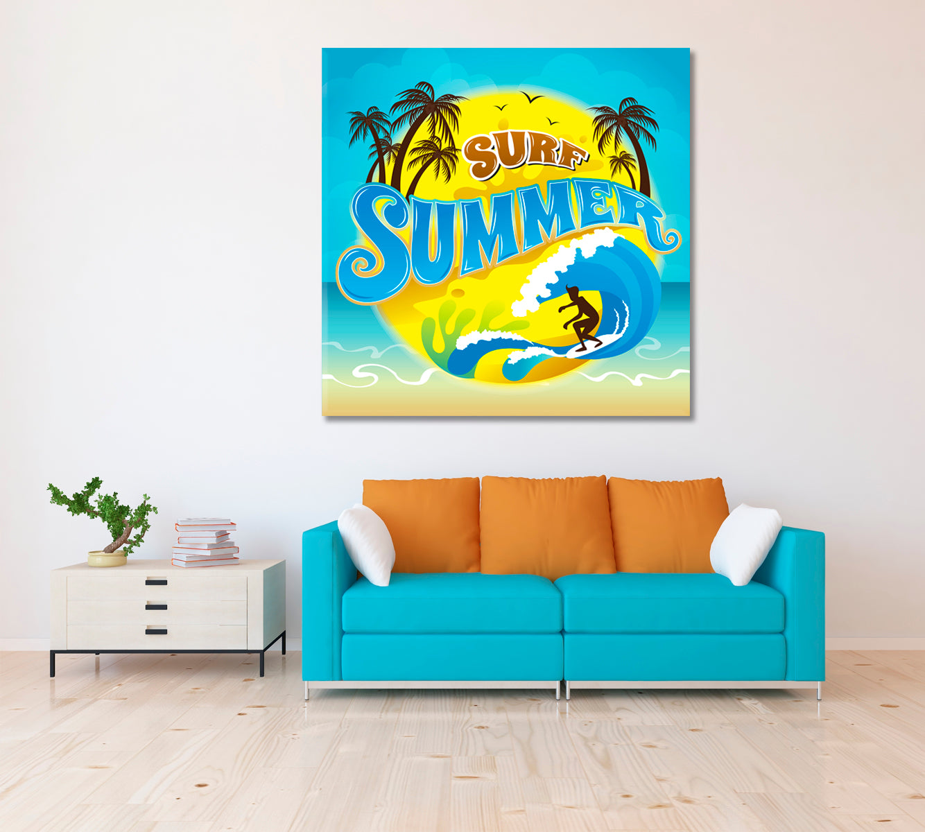 Summer Surf Canvas Print ArtLexy   