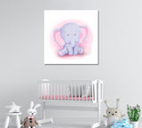 Little Elephant Canvas Print ArtLexy   