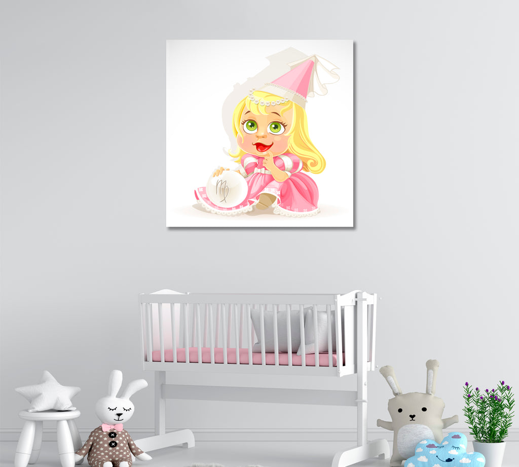 Baby Zodiac Virgo Canvas Print ArtLexy   