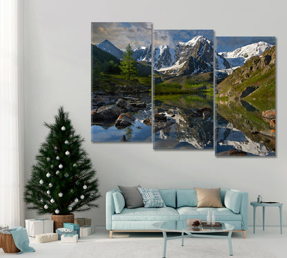 Mountain Lake Siberia Altai Canvas Print ArtLexy   