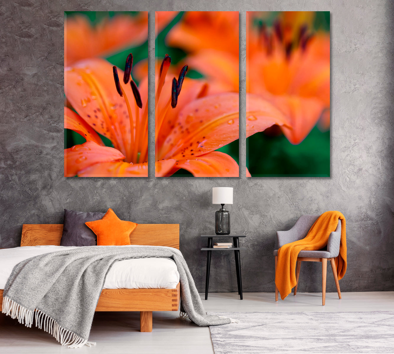 Lily Flowers Canvas Print ArtLexy   