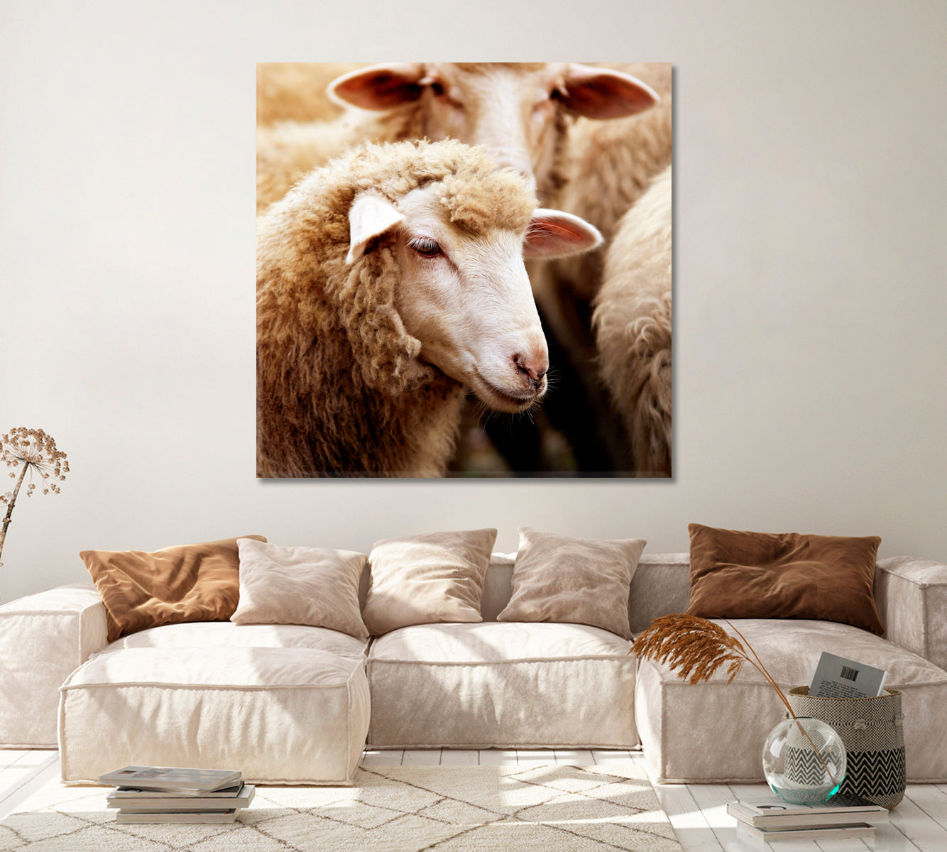 Beautiful Sheep Canvas Print ArtLexy   