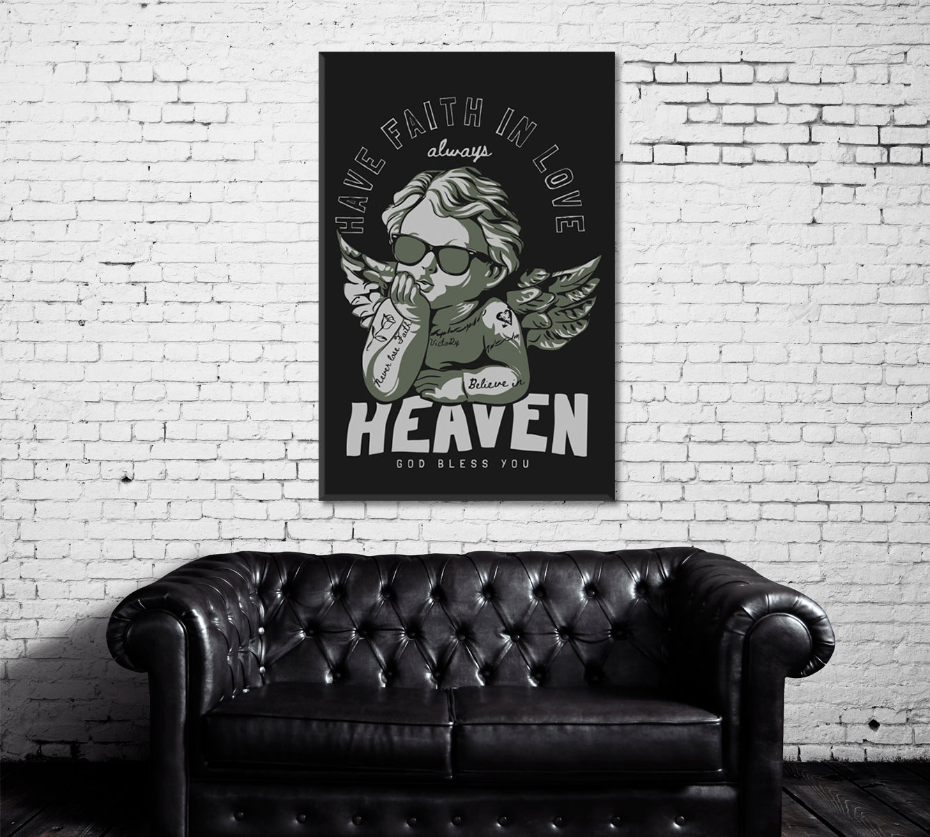 Believe in Heaven Canvas Print ArtLexy   