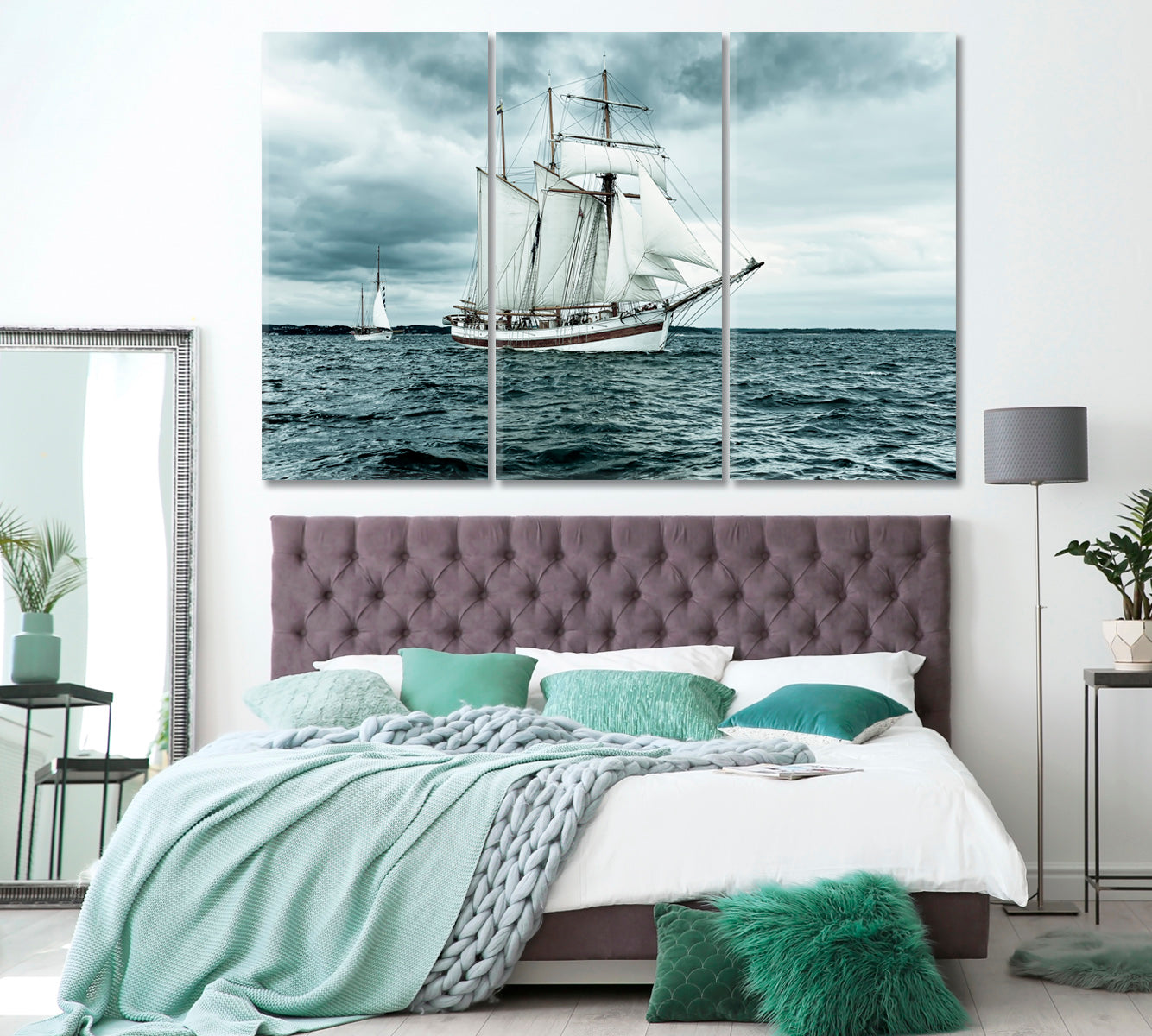 Beautiful Sailing Ships Canvas Print ArtLexy   
