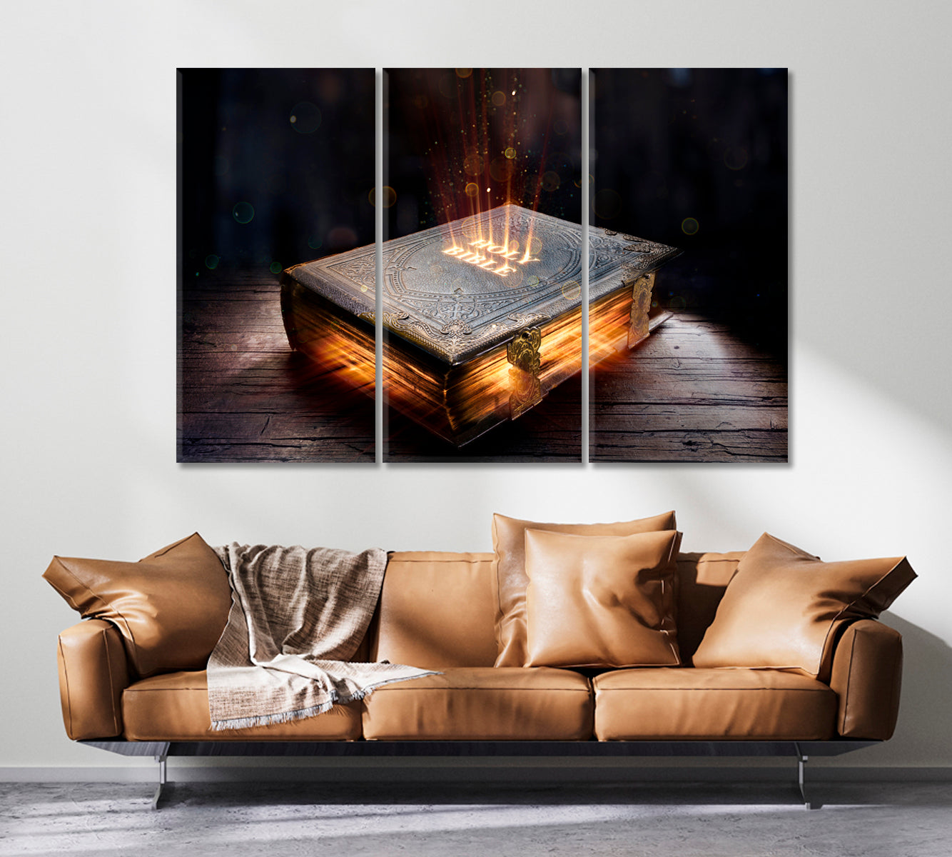 Ancient Book Holy Bible Canvas Print ArtLexy   