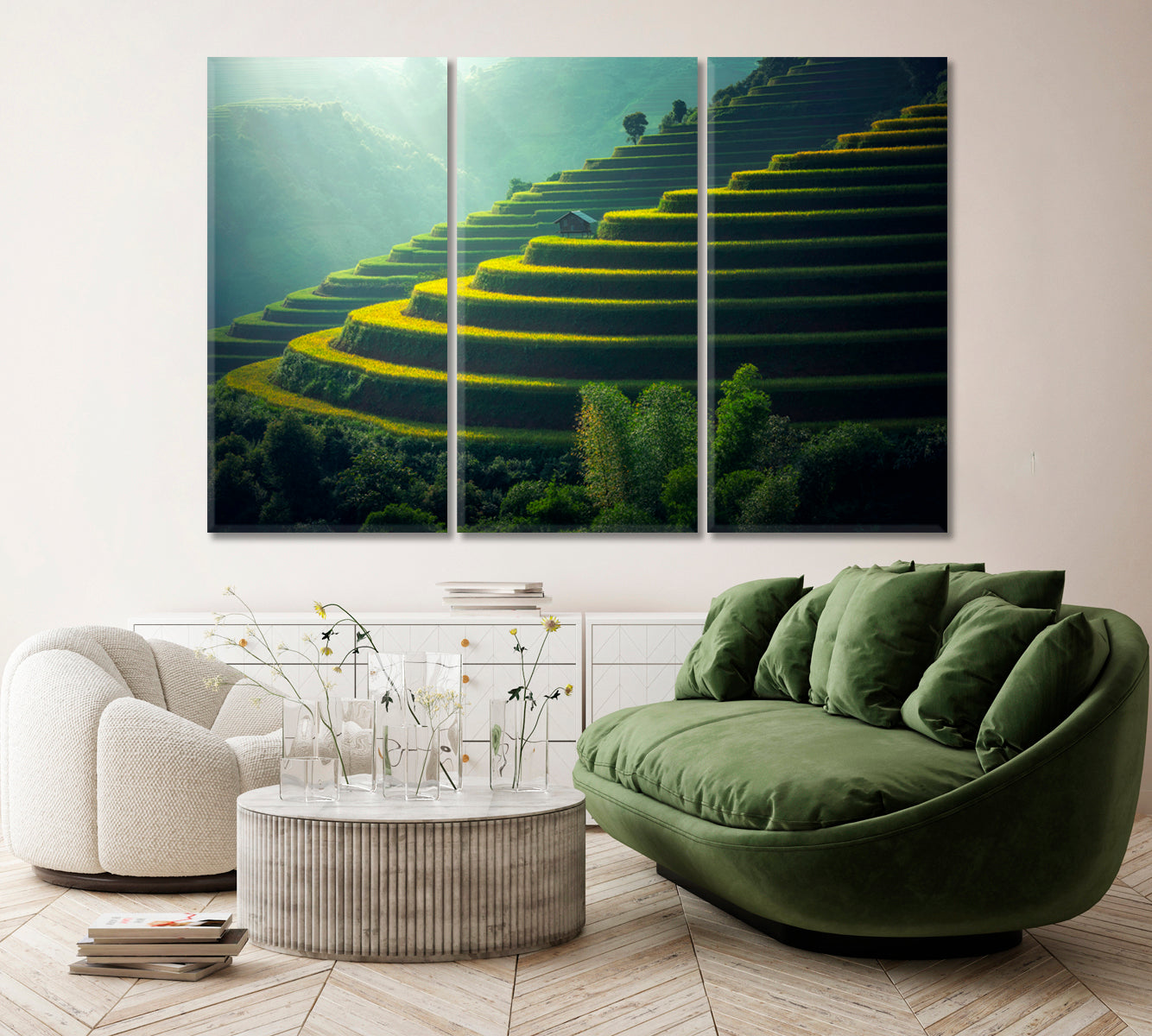 Rice Terraces Vietnam Canvas Print ArtLexy   