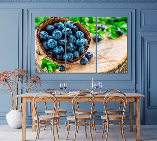 Fresh Blueberries Canvas Print ArtLexy   
