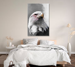 Eagle Portrait Canvas Print ArtLexy   