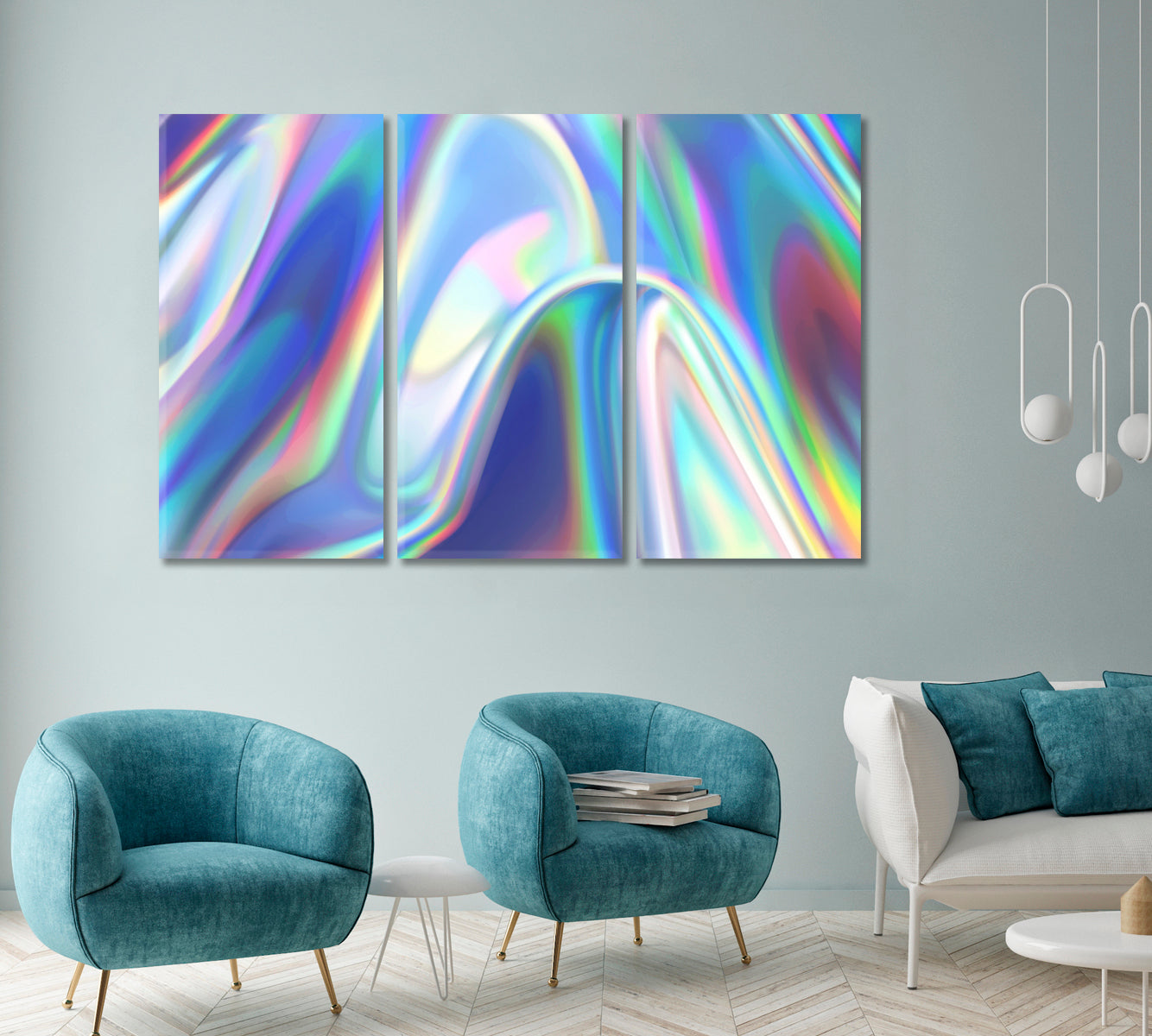 Holographic Pattern Canvas Print ArtLexy   