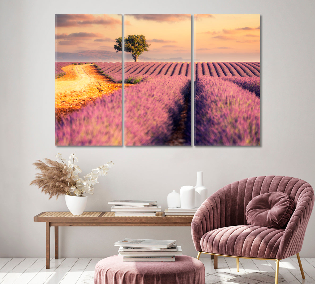 Provence Lavender Fields France Canvas Print ArtLexy   