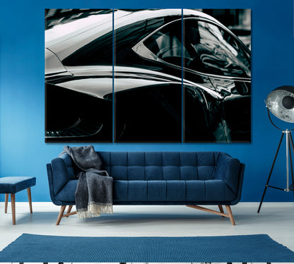 Aston Martin Vanquish Sports Car Canvas Print ArtLexy 3 Panels 36"x24" inches 