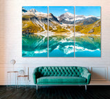 Glacier Bay National Park Alaska Canvas Print ArtLexy 3 Panels 36"x24" inches 