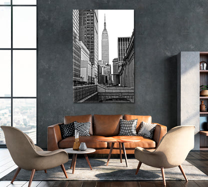 Empire State Building Canvas Print ArtLexy   