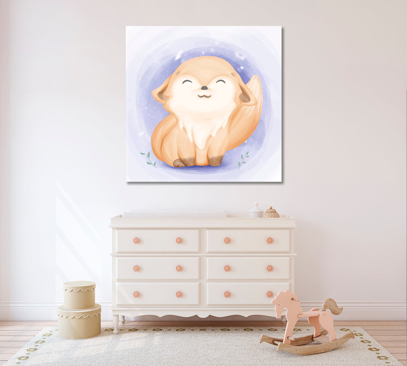 Baby Fox Canvas Print ArtLexy   