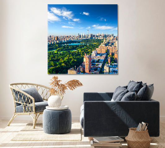 Central Park Manhattan New York Canvas Print ArtLexy 1 Panel 12"x12" inches 