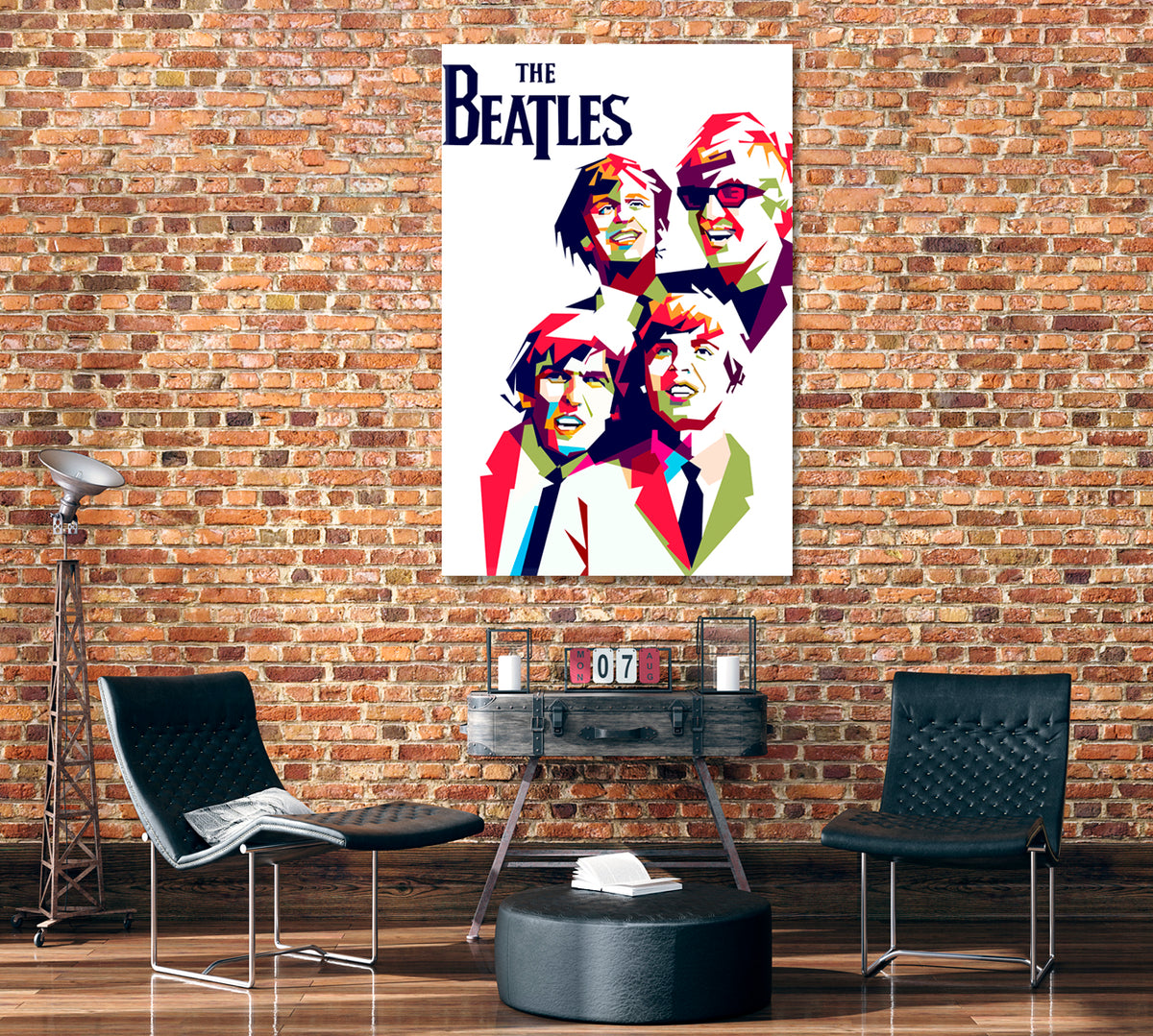 The Beatles Canvas Print ArtLexy 1 Panel 16"x24" inches 