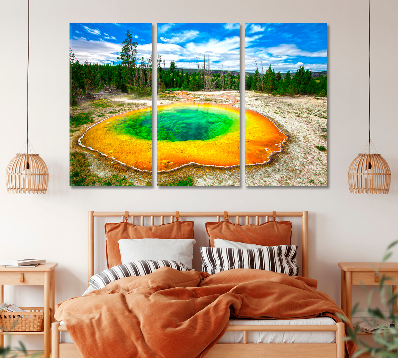 USA Wyoming Yellowstone National Park Canvas Print ArtLexy   