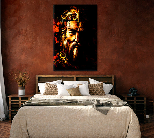 King Canvas Print ArtLexy 1 Panel 16"x24" inches 