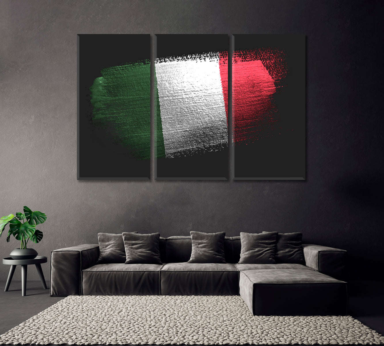 Italy Flag Canvas Print ArtLexy   