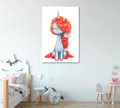 Little Unicorn Canvas Print ArtLexy   