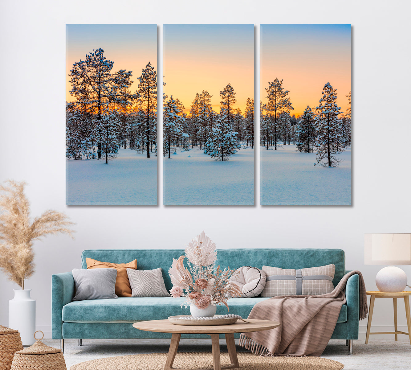 Amazing Winter Forest Canvas Print ArtLexy   
