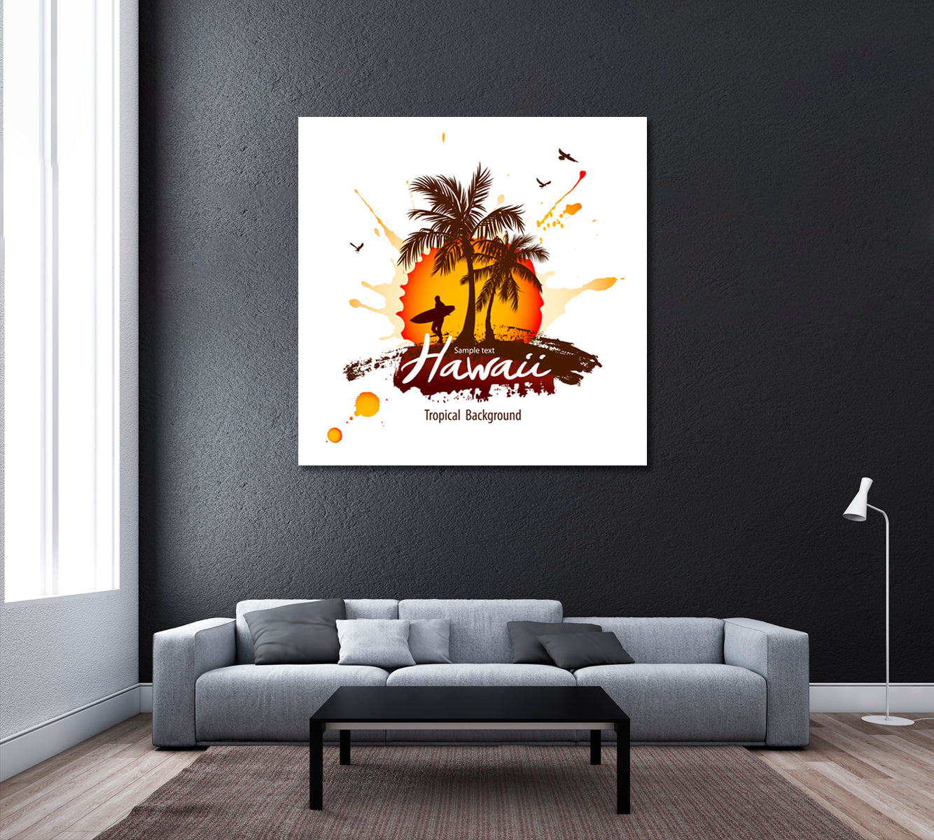 Hawaii Tropical Beach Canvas Print ArtLexy   