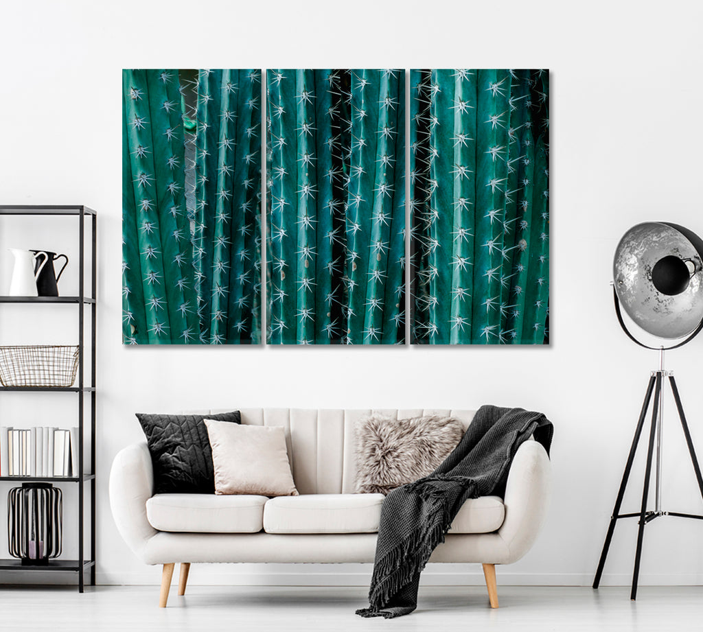 Cactus Canvas Print ArtLexy 3 Panels 36"x24" inches 