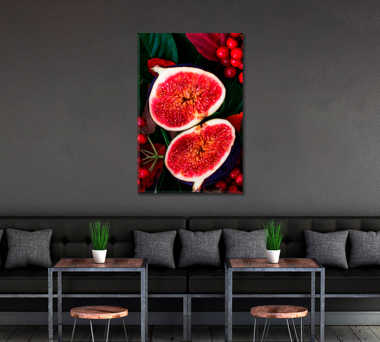 Fresh Red Fig Canvas Print ArtLexy   