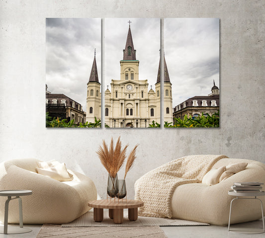 St. Louis Cathedral New Orleans Louisiana Canvas Print ArtLexy   