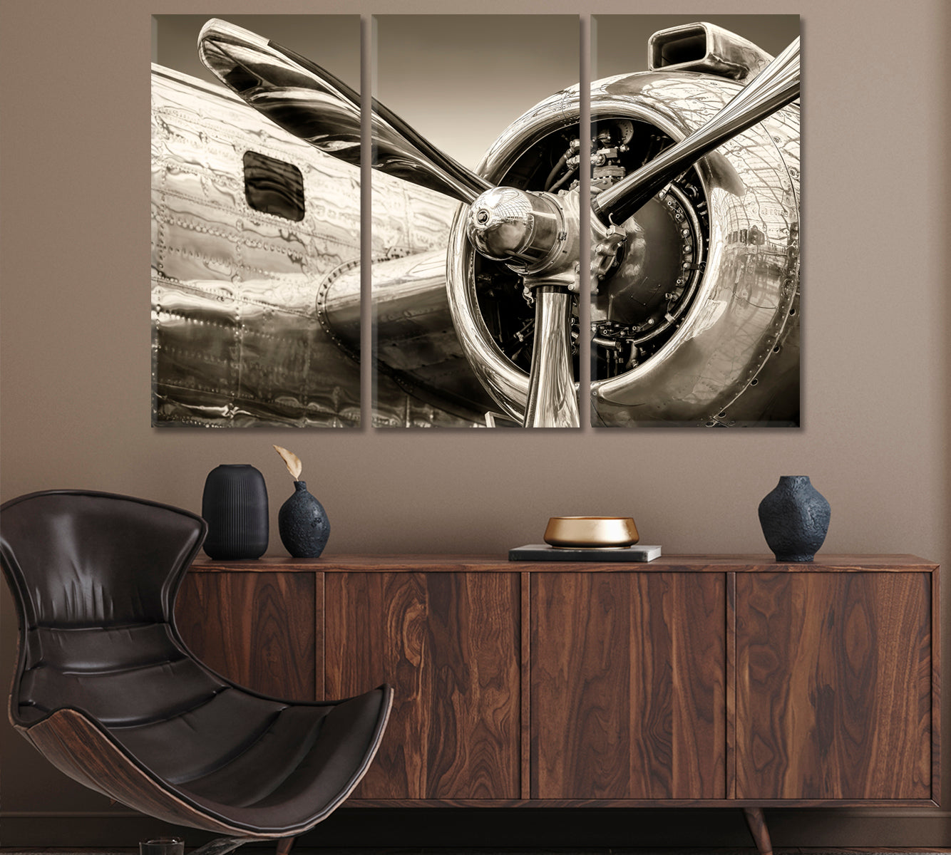 Chrome Aircraft Canvas Print ArtLexy   