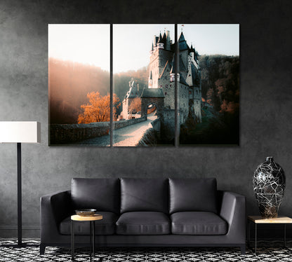Beautiful Eltz Castle at Sunrise Germany Canvas Print ArtLexy   