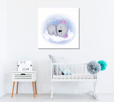 Baby Koala Sleep on Cloud Canvas Print ArtLexy   