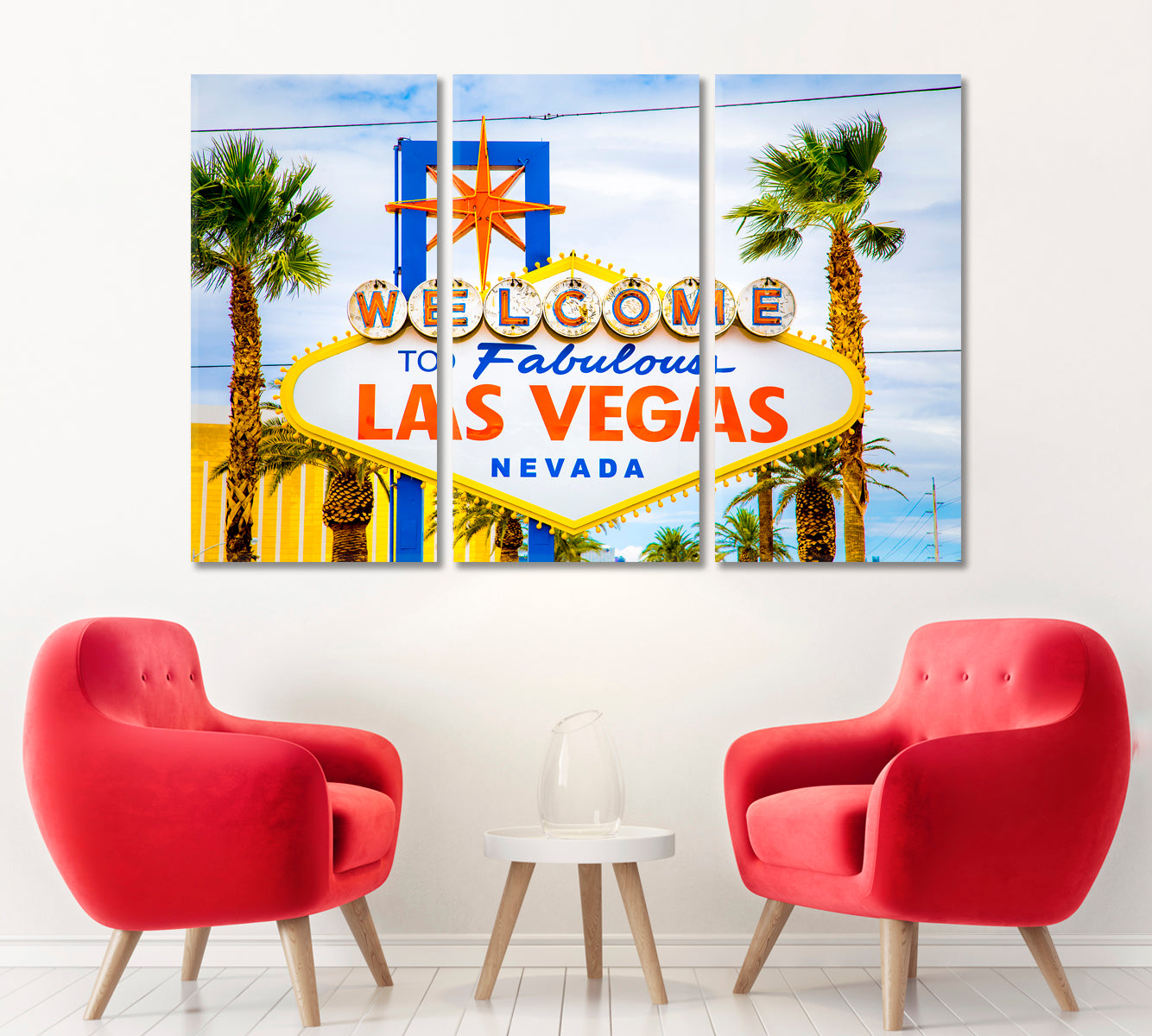 Welcome to Fabulous Las Vegas Sign Canvas Print ArtLexy   