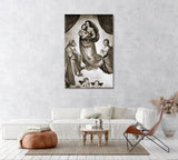 Sistine Madonna Canvas Print ArtLexy 1 Panel 16"x24" inches 