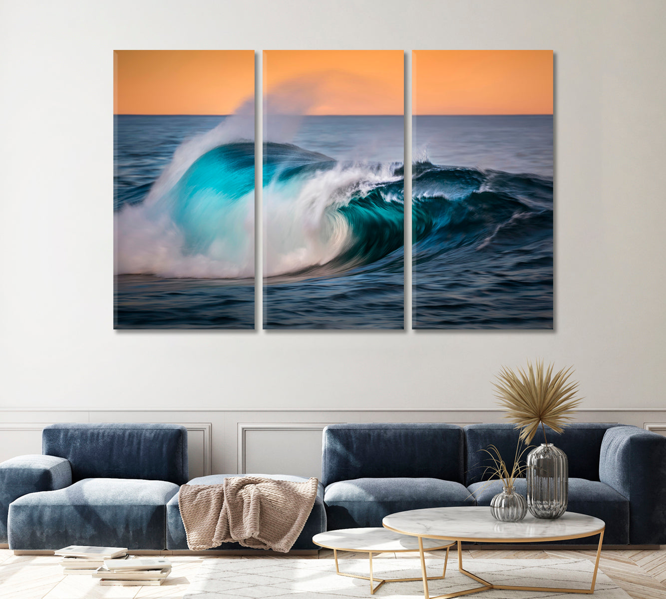 Stunning Huge Ocean Wave Canvas Print ArtLexy   
