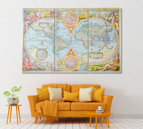 Old Colorful Map – ArtLexy
