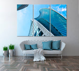 Evolution Tower Moscow Canvas Print ArtLexy 3 Panels 36"x24" inches 