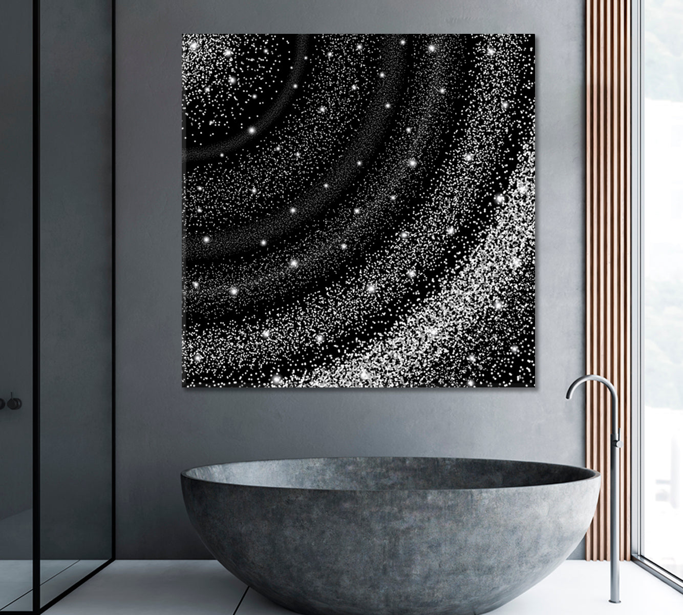 Abstract Shining Space Canvas Print ArtLexy   