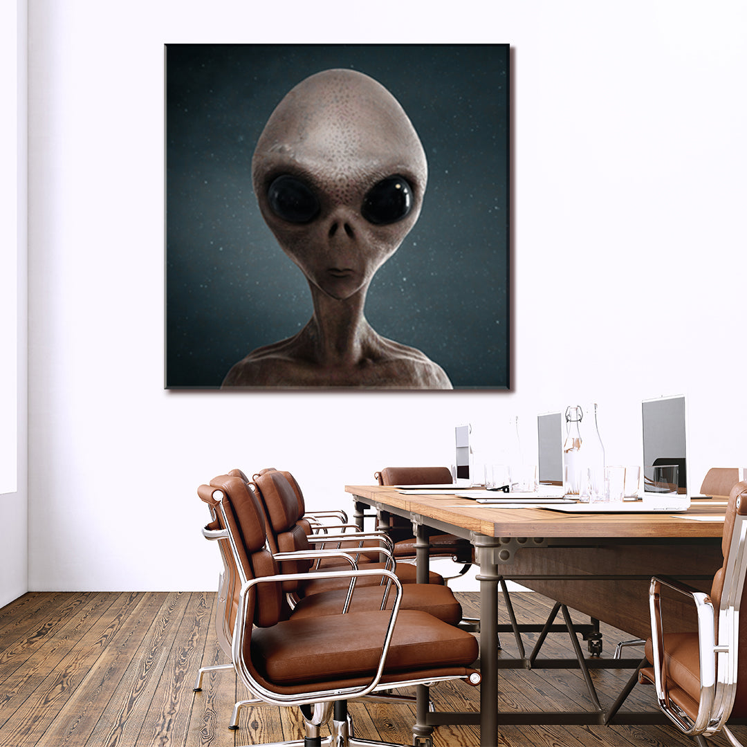 Alien Canvas Print ArtLexy   