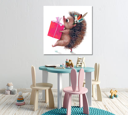 Baby Hedgehog Canvas Print ArtLexy   