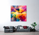 Abstract Colorful Clouds Canvas Print ArtLexy   