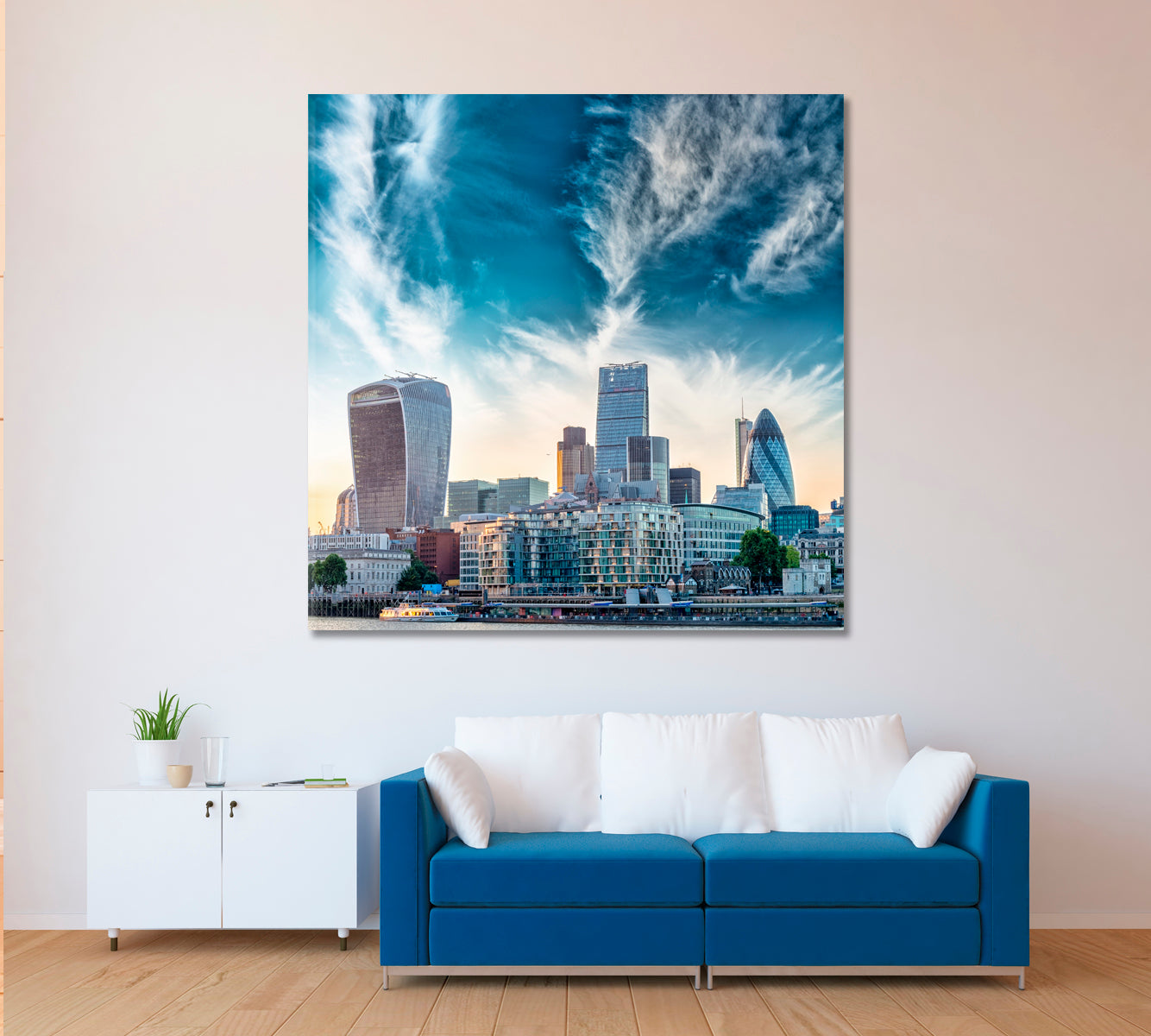 City of London Skyline Canvas Print ArtLexy   