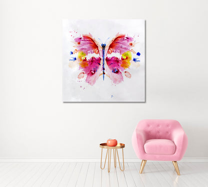 Abstract Colorful Swallowtail Butterfly Canvas Print ArtLexy   