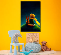 Little Prince with Fox Canvas Print ArtLexy   