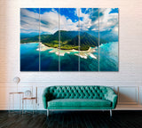 NaPali Coast Kauai Hawaii Canvas Print ArtLexy 5 Panels 36"x24" inches 