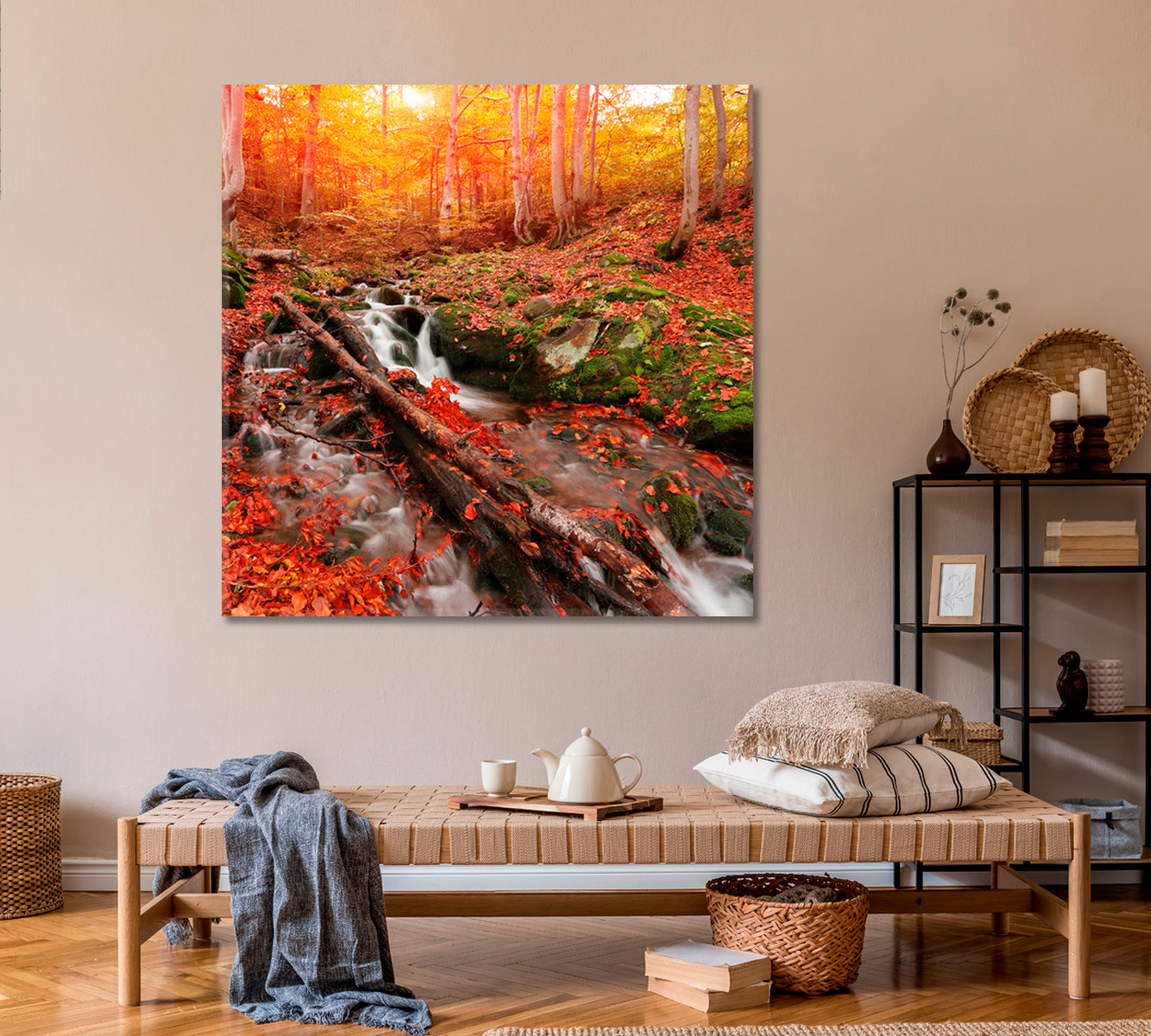 Autumn Forest Canvas Print ArtLexy   