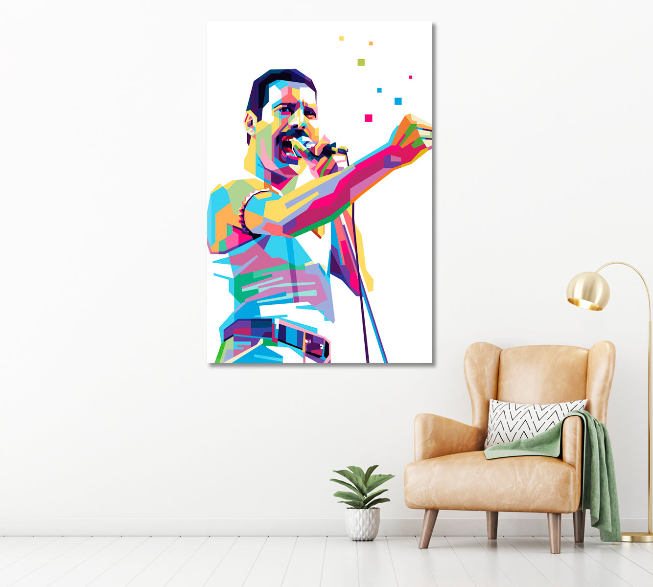 Freddie Mercury Canvas Print ArtLexy   