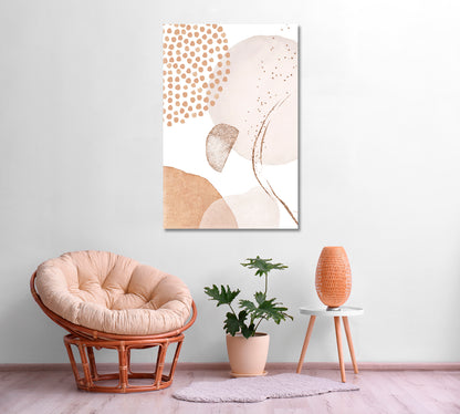 Abstract Beige Watercolor Pattern Canvas Print ArtLexy   